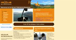 Desktop Screenshot of heliclub-beaujolais.com